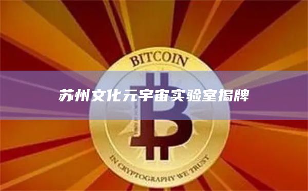 苏州文化元宇宙实验室由苏文投集团与北京邮电大学合作建立