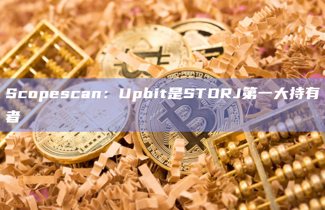 Scopescan：Upbit是STORJ第一大持有者