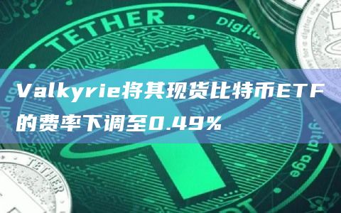 Valkyrie将其现货比特币ETF的费率下调至0.49%