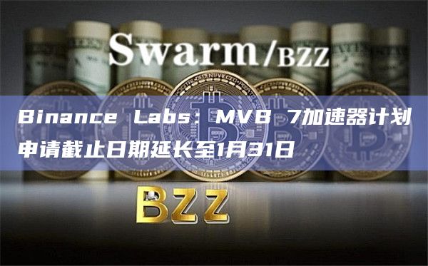 Binance Labs：MVB 7加速器计划申请截止日期延长至1月31日
