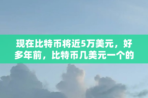 现在比特币将近5万美元，好多年前，比特币几美元一个的时候，进场的人到今天都成为亿万富翁了吗（各种币比特币的区别）
