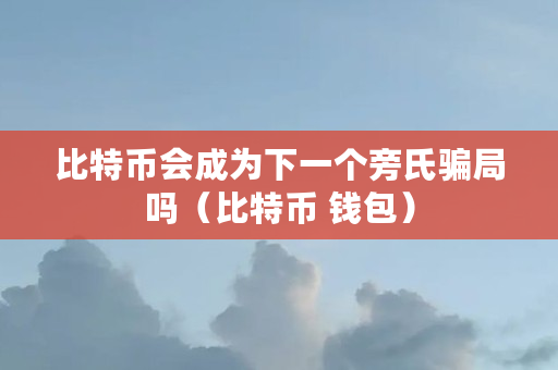 比特币会成为下一个旁氏骗局吗（比特币 钱包）