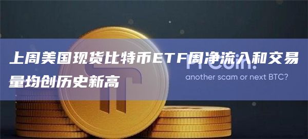 上周美国现货比特币ETF周净流入和交易量均创历史新高