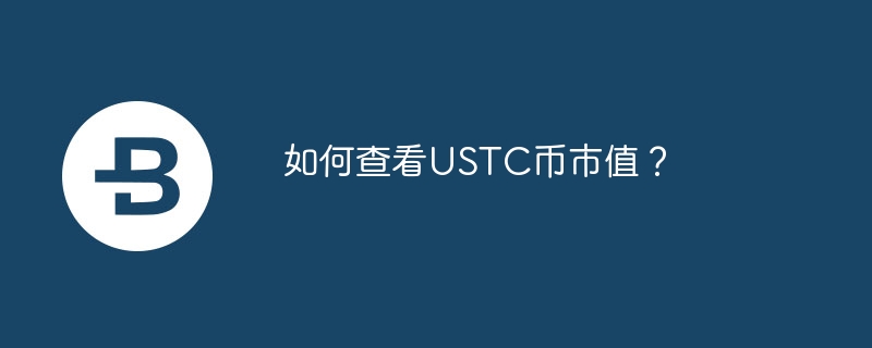 如何查看USTC币市值？