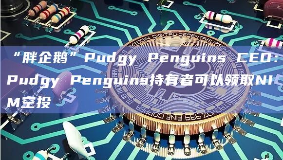 “胖企鹅”Pudgy Penguins CEO：Pudgy Penguins持有者可以领取NIM空投