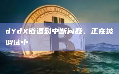 dYdX链遇到中断问题，正在被调试中